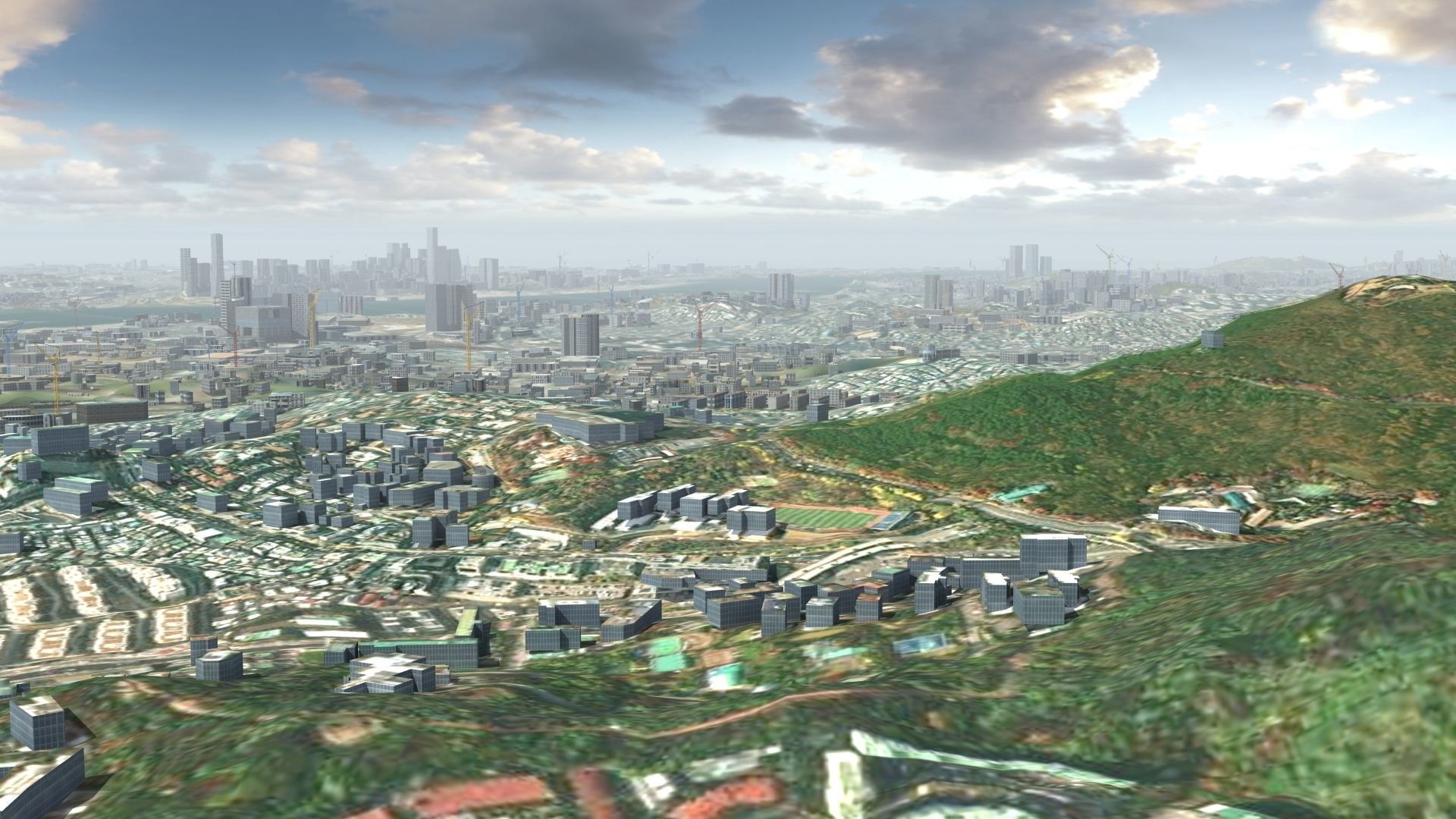 Seoul South Korea Low-poly 3D model_23