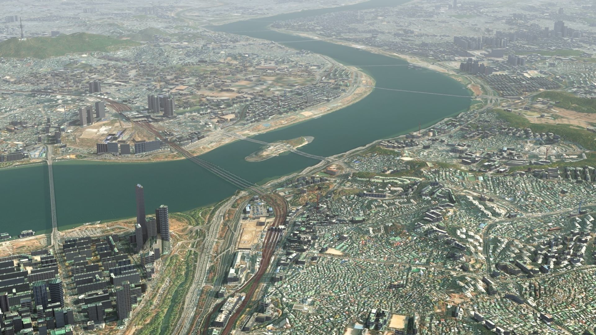 Seoul South Korea Low-poly 3D model_31