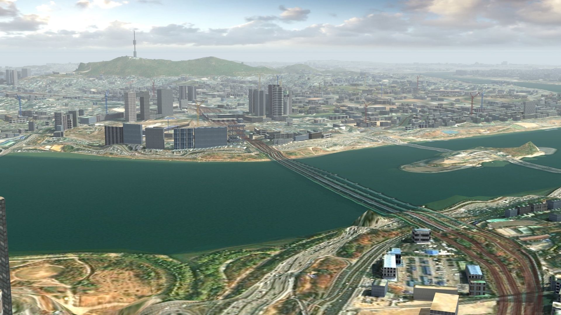 Seoul South Korea Low-poly 3D model_17