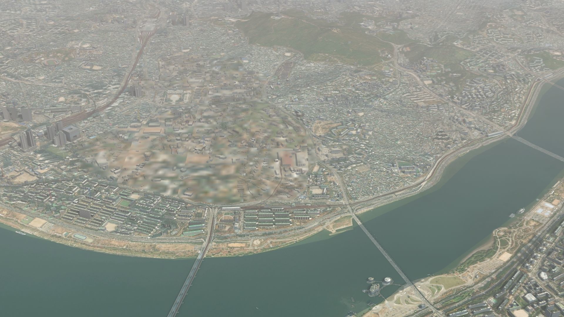 Seoul South Korea Low-poly 3D model_26