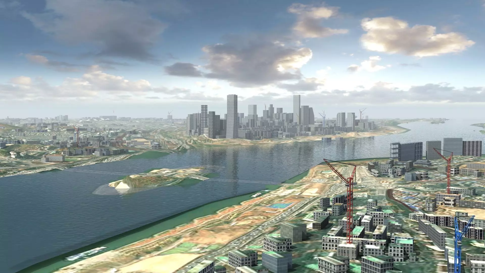 Seoul South Korea Low-poly 3D model_0