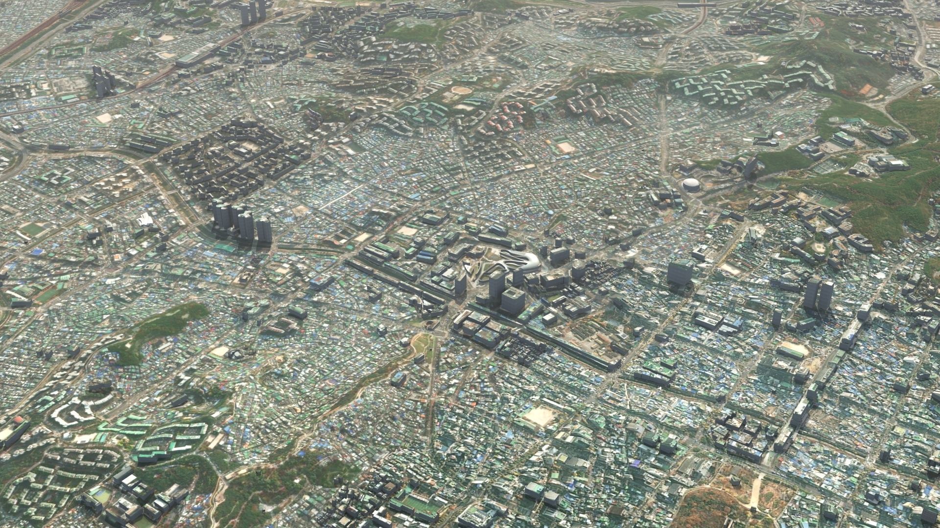 Seoul South Korea Low-poly 3D model_45