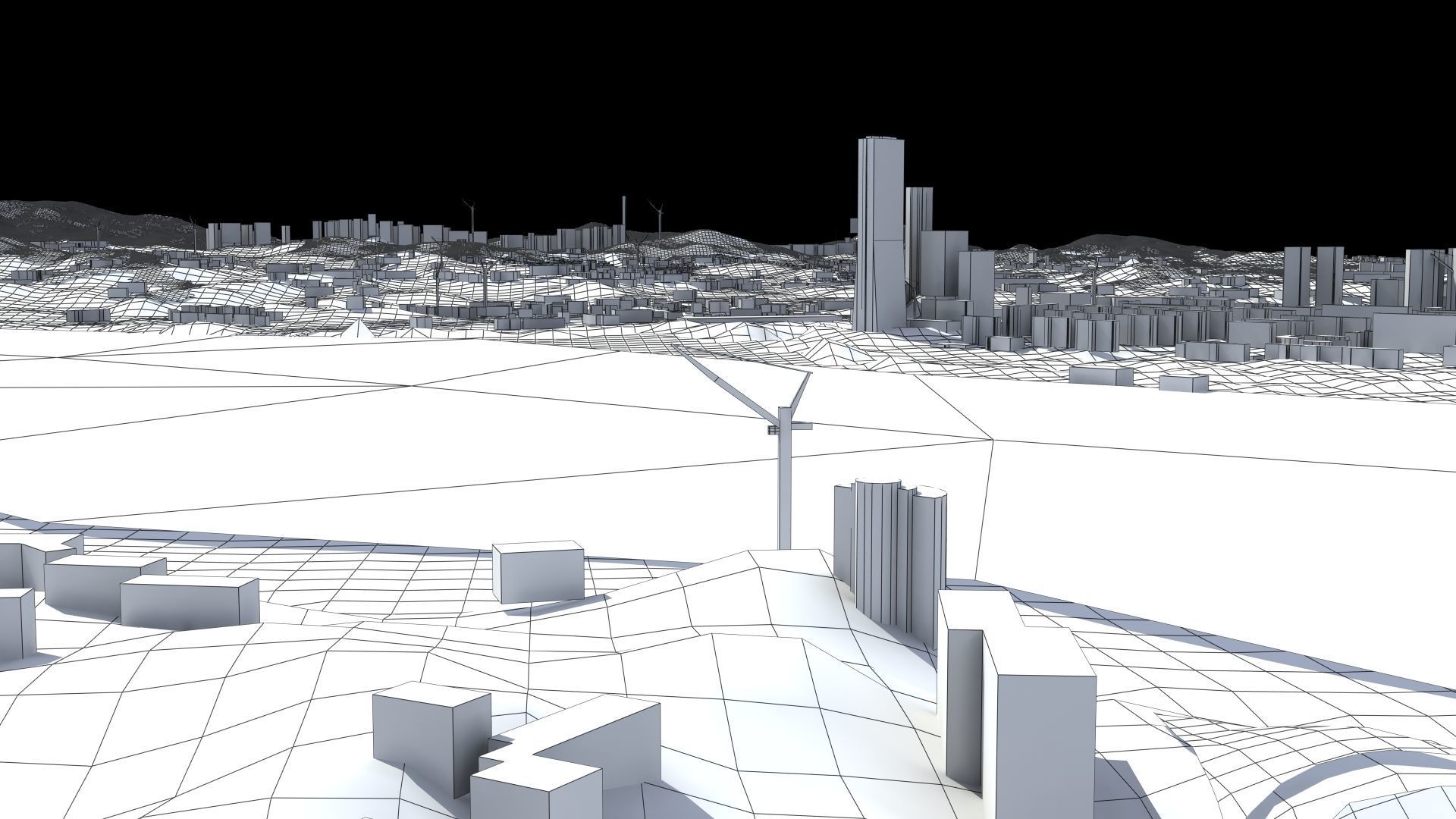 Seoul South Korea Low-poly 3D model_49