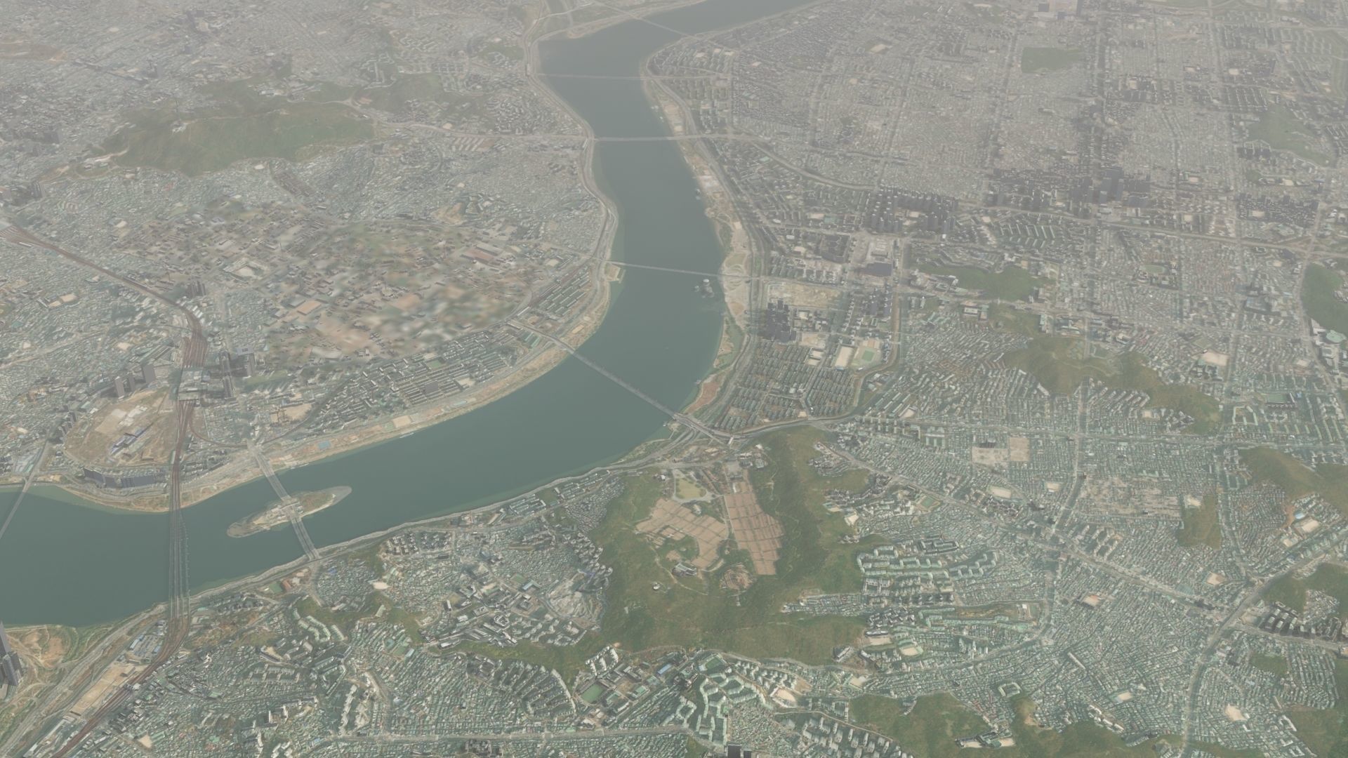 Seoul South Korea Low-poly 3D model_46