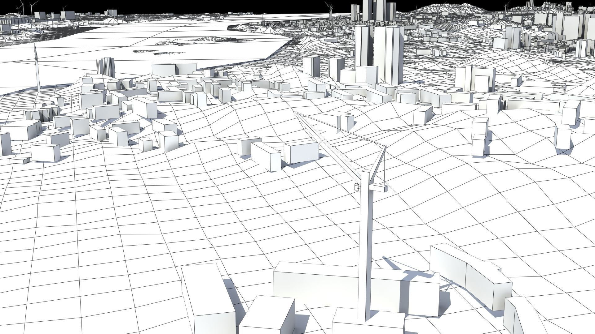 Seoul South Korea Low-poly 3D model_41