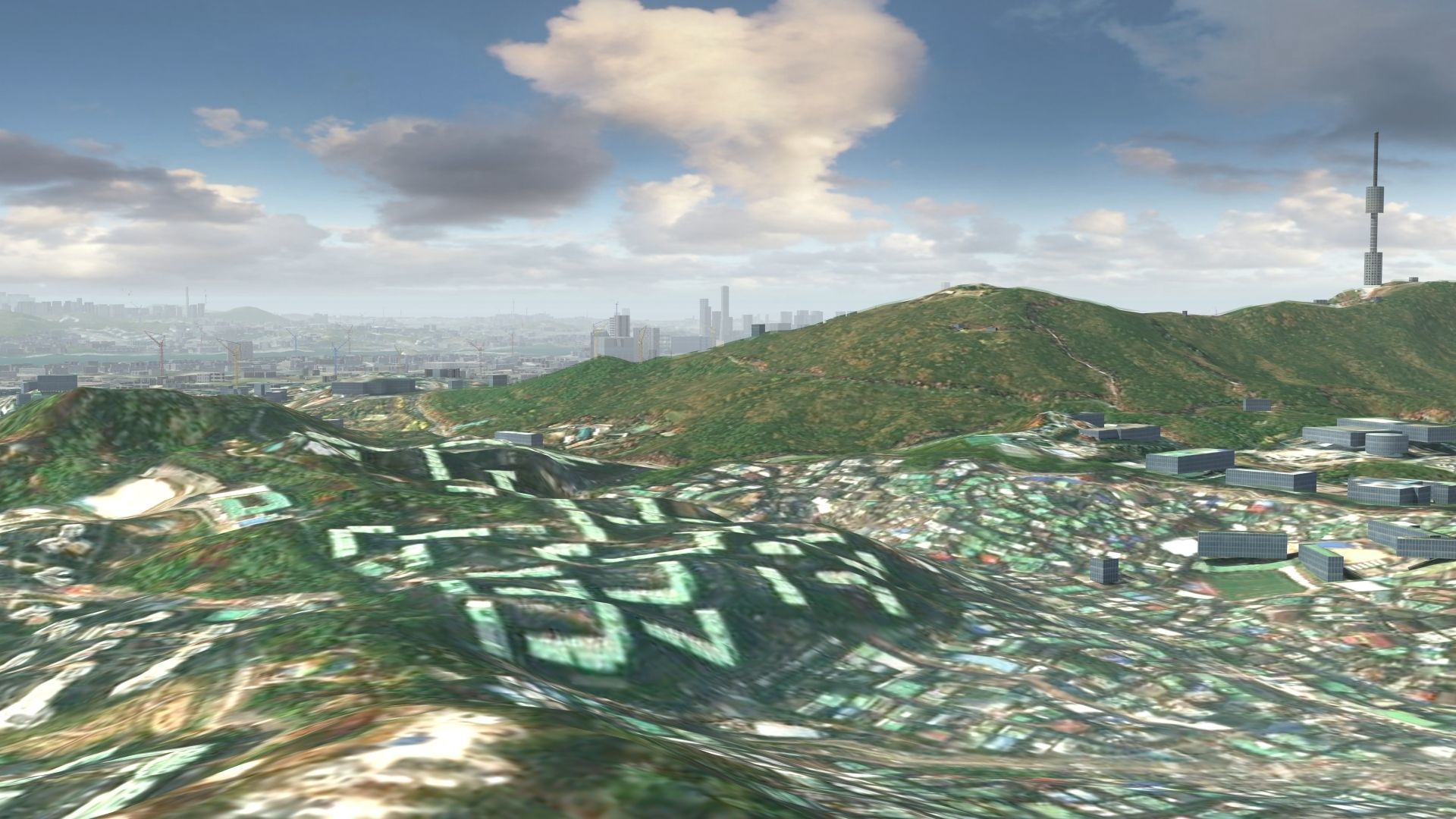 Seoul South Korea Low-poly 3D model_21