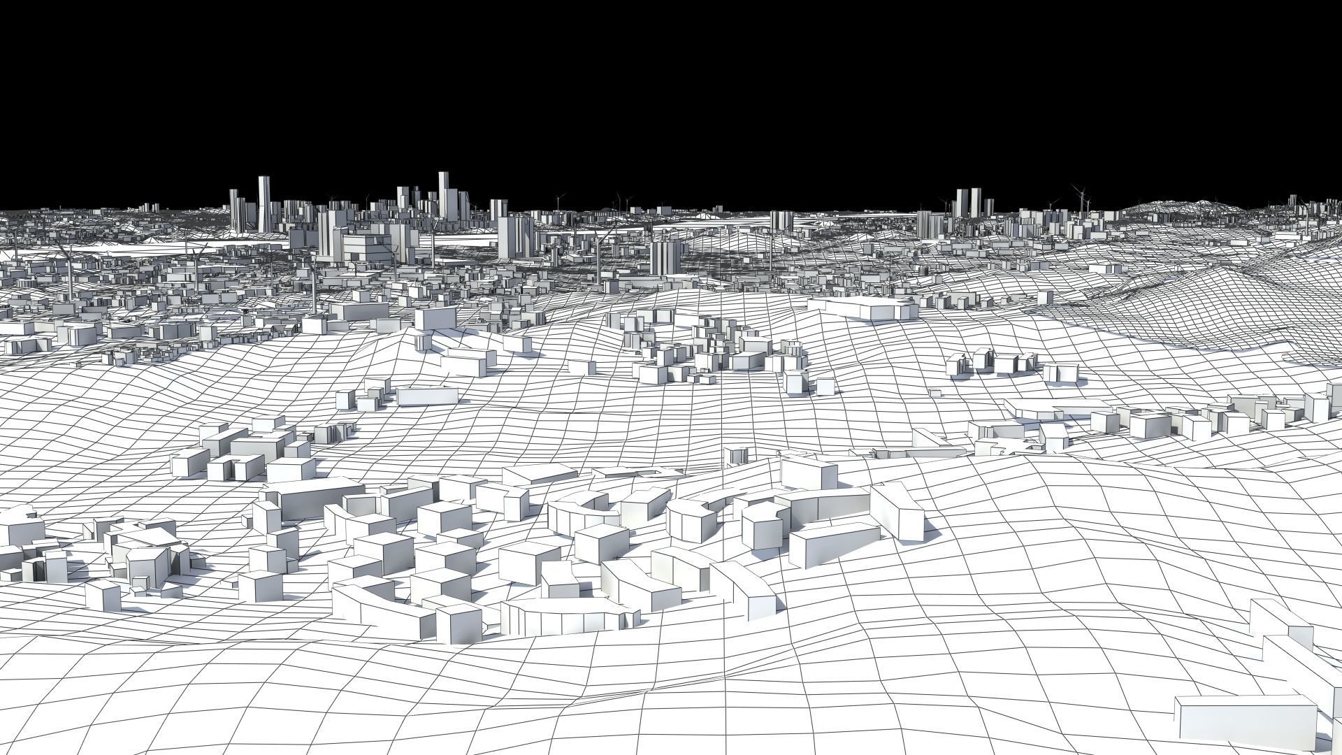 Seoul South Korea Low-poly 3D model_52