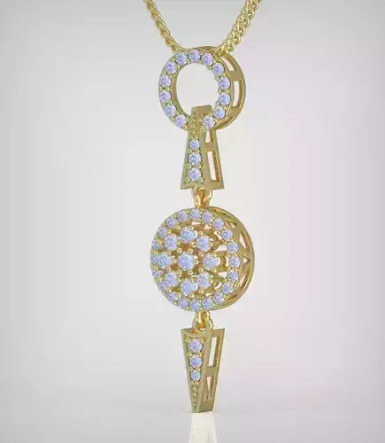 Pendant model 3D 0254 printable model10