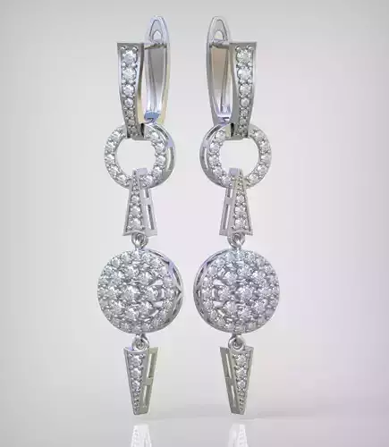 Earring model 0343 3D printable model