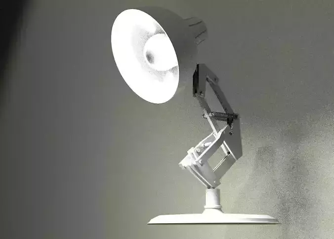 pixar lamp 3D model Low-poly 3D model