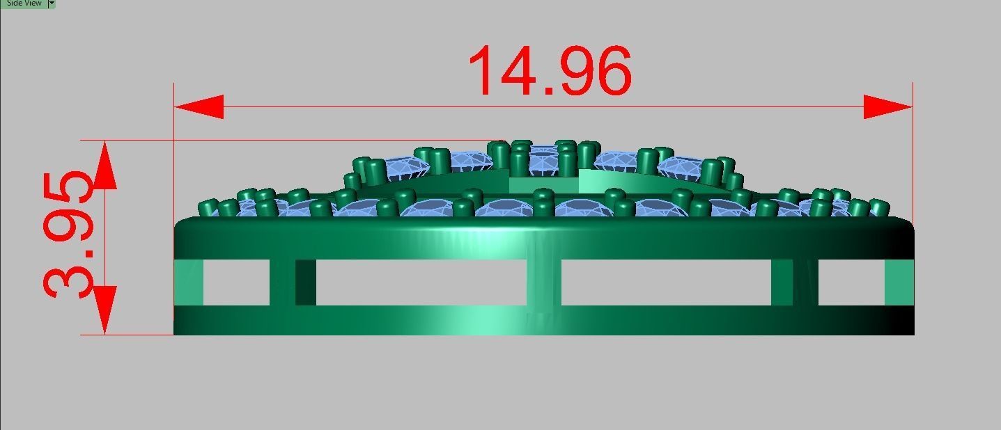 Pisces Pendant model 3D 0180 printable model 3D print model_8