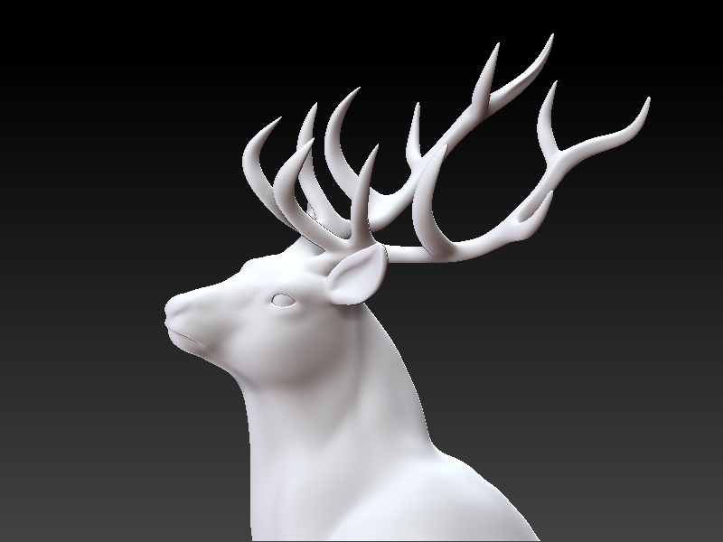 Christmas Deer print ready 3D print model_1