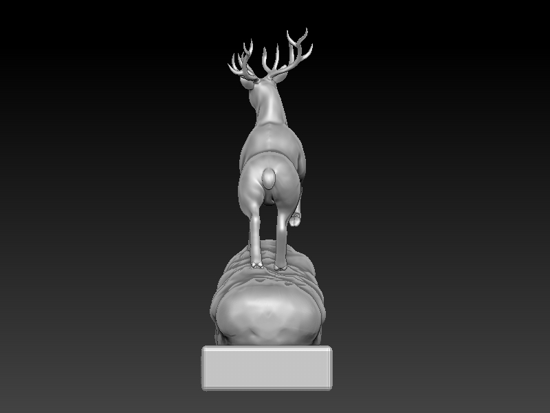 Christmas Deer print ready 3D print model_8