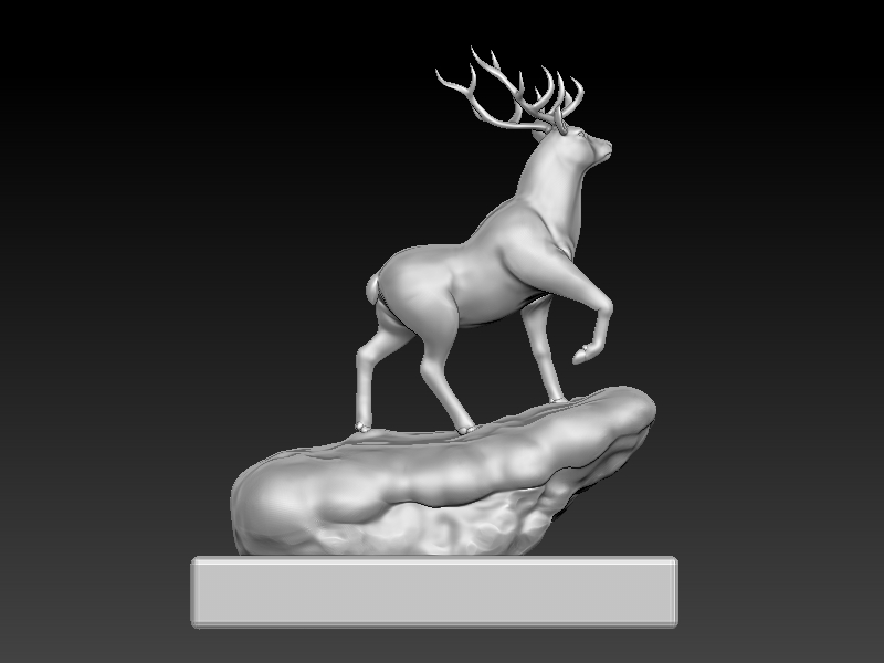 Christmas Deer print ready 3D print model_7