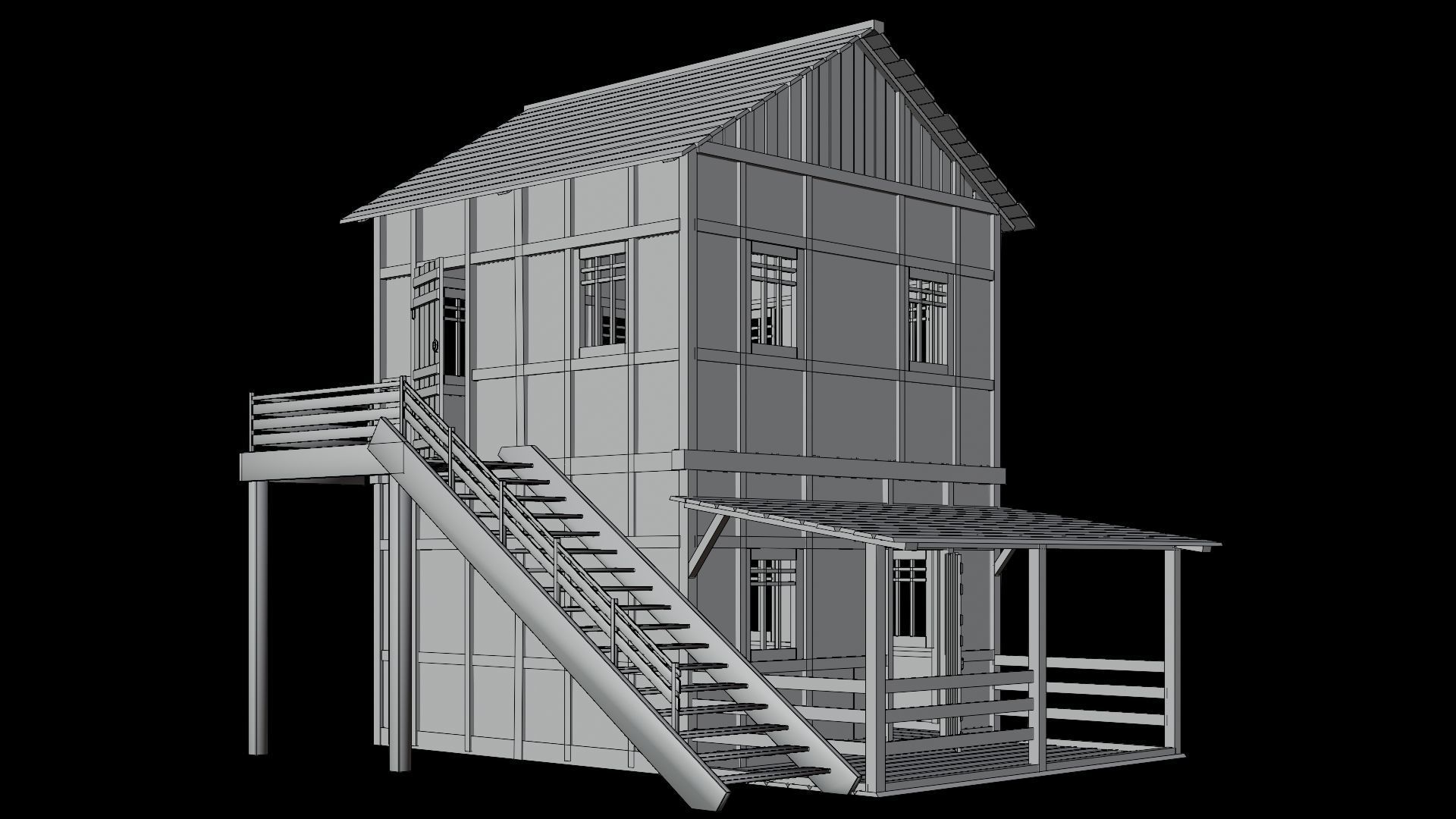 Medieval Village Asset 06 - 4K Textures Game Ready Low-poly 3D model_13