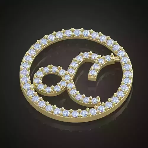 Pendant model 3D 0188 printable model