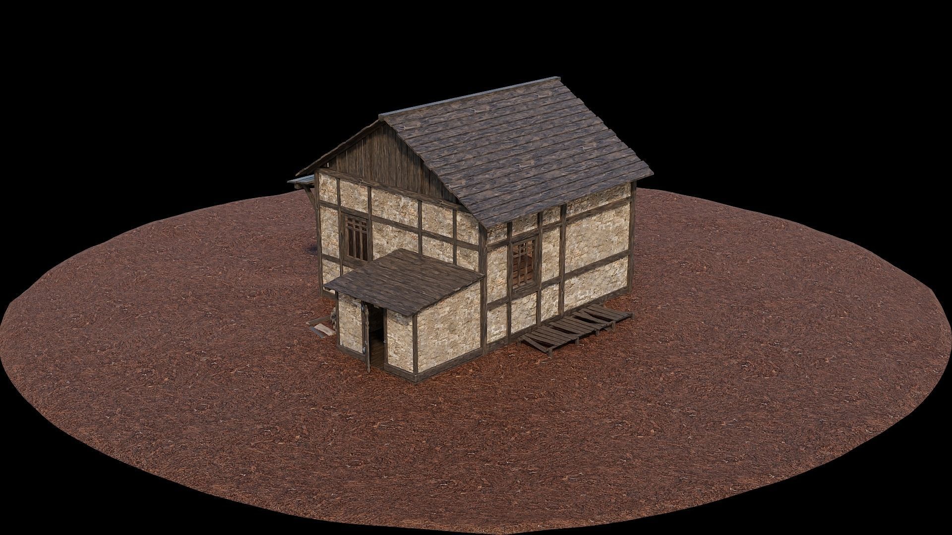 Medieval Village Asset 07 - 4K Textures Game Ready Low-poly 3D model_11