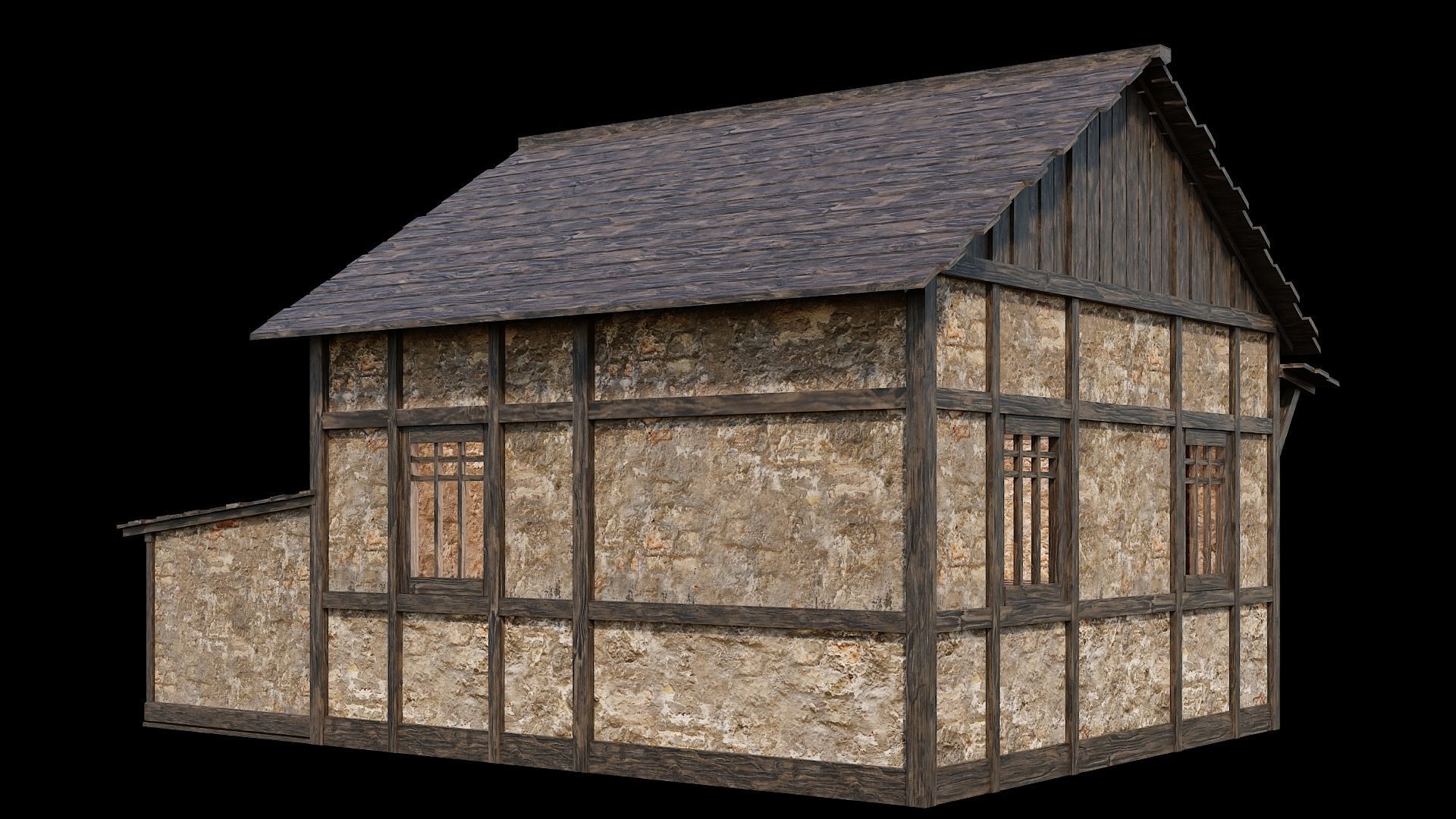 Medieval Village Asset 07 - 4K Textures Game Ready Low-poly 3D model_15