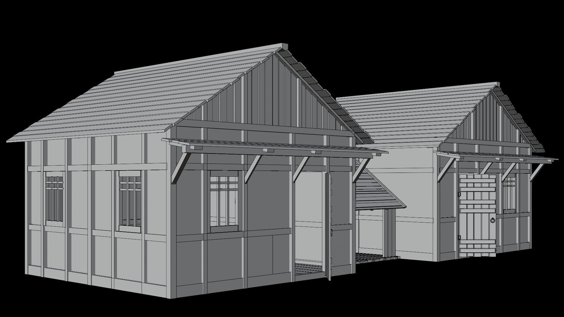 Medieval Village Asset 08 - 4K Textures Game Ready Low-poly 3D model_13