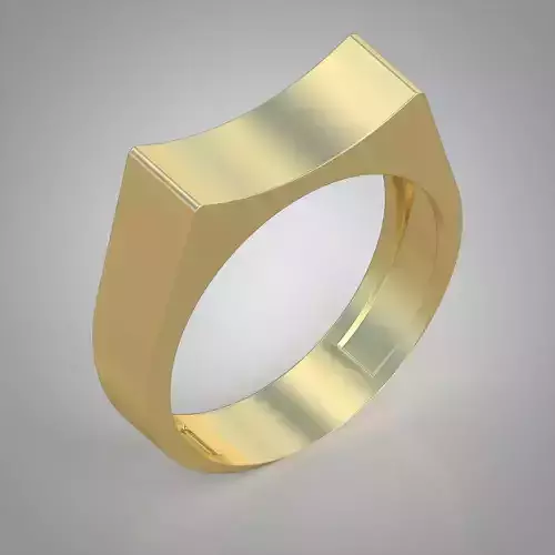Diamond ring 0337 3D printable model 