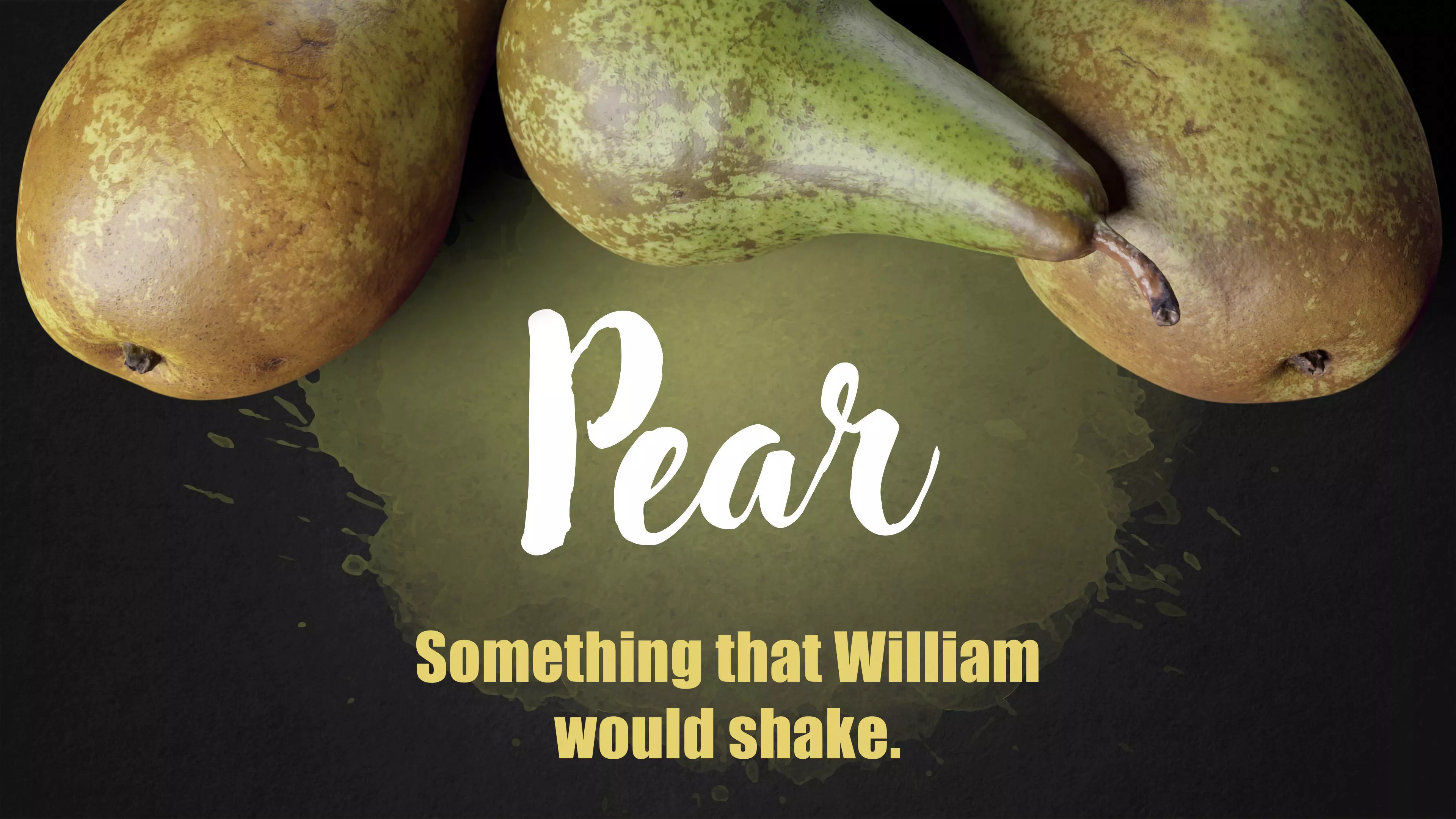 Pear 3 photoscans Low-poly 3D model