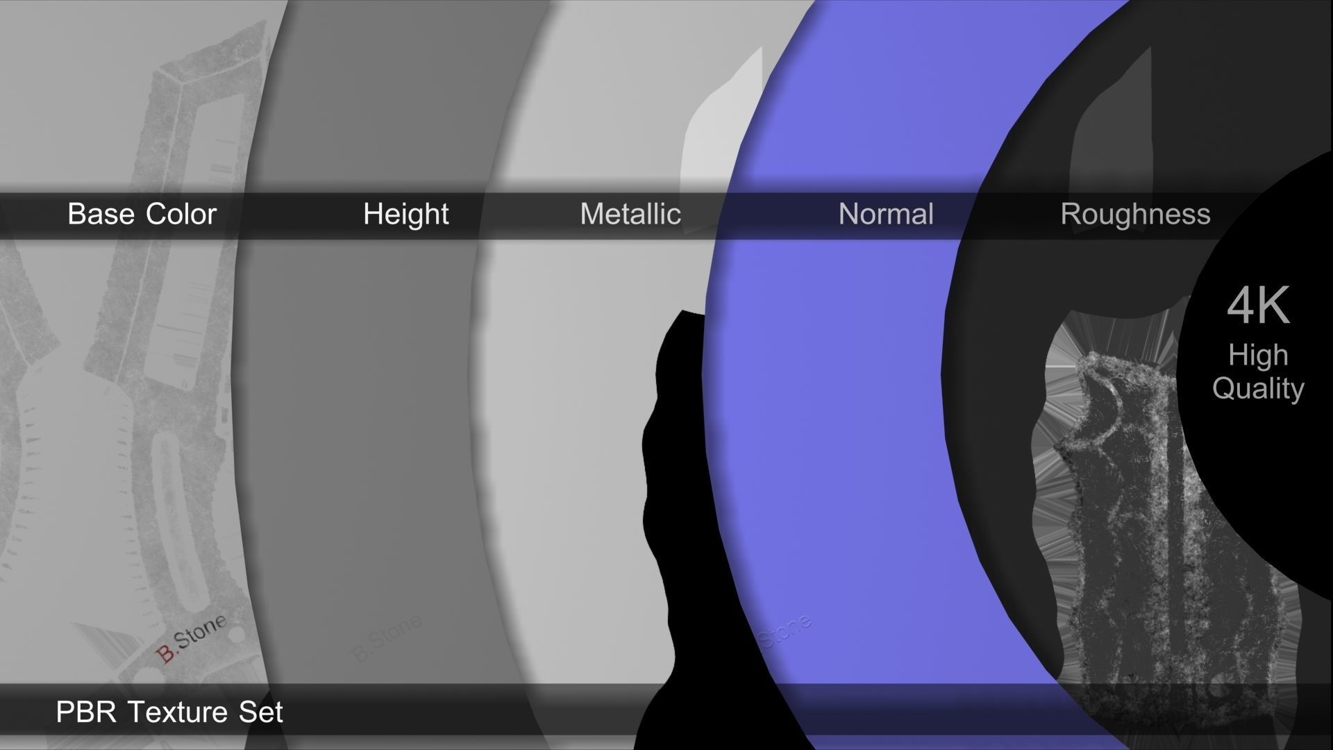 Knife Low-poly 3D model_10