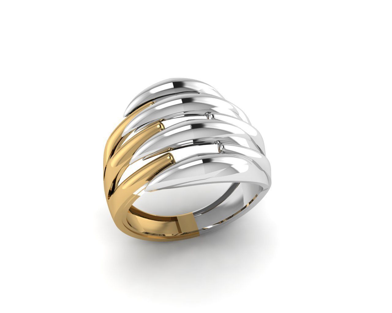 Rings 3D print model_1