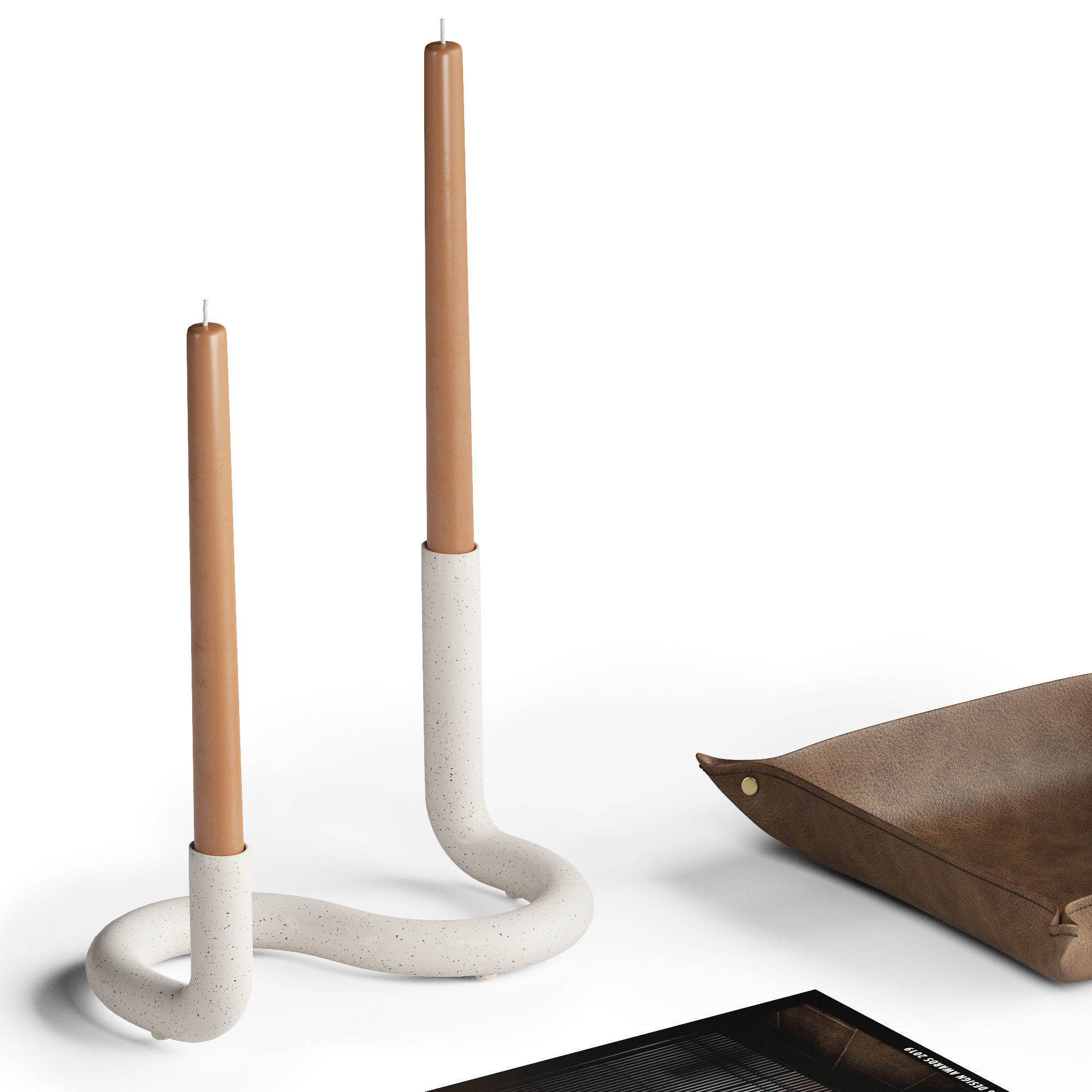 Coffee table decor 02 3D model_2