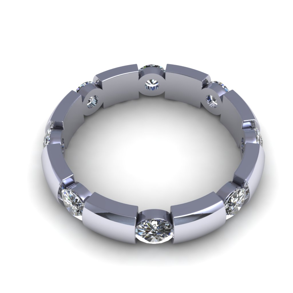 Wedding Band 3D print model_4