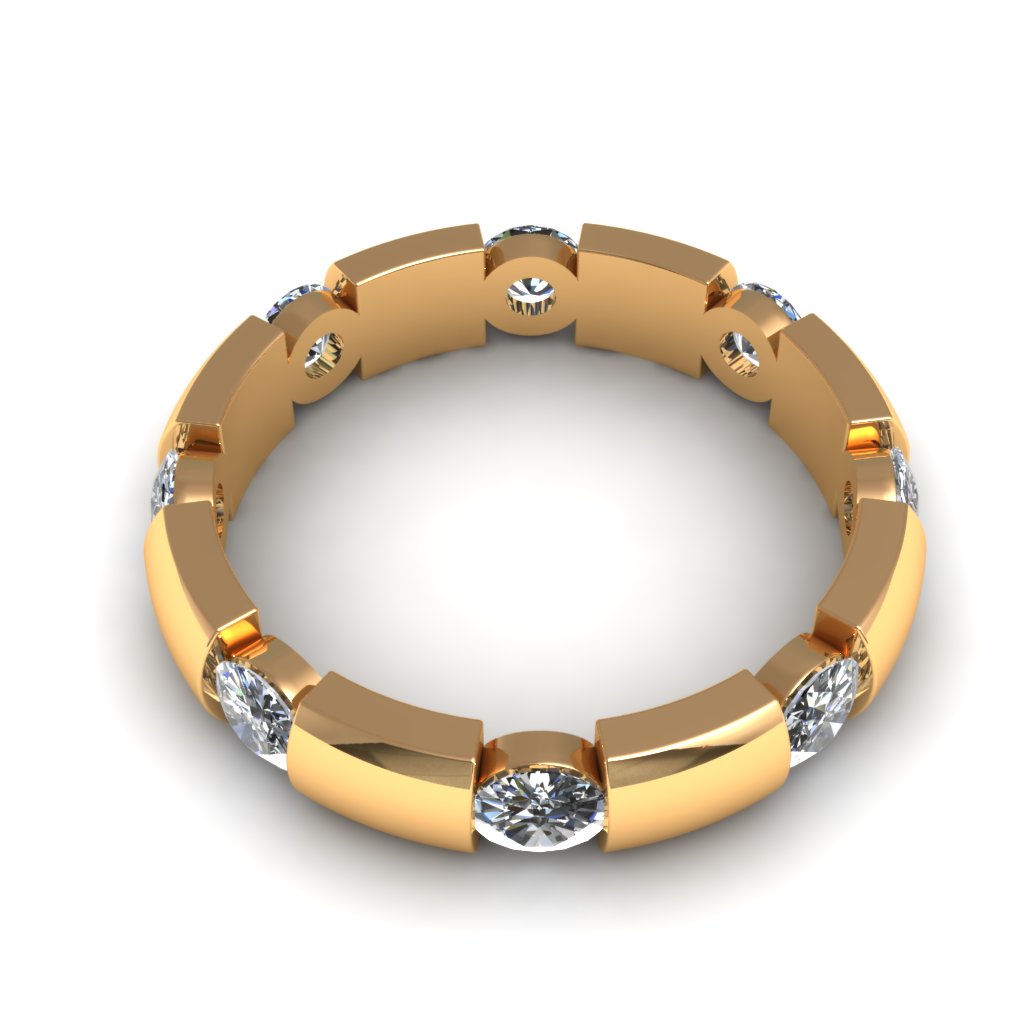 Wedding Band 3D print model_2