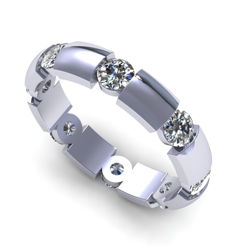 Wedding Band 3D print model_1