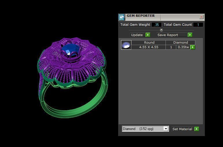 Rings 3D print model_3