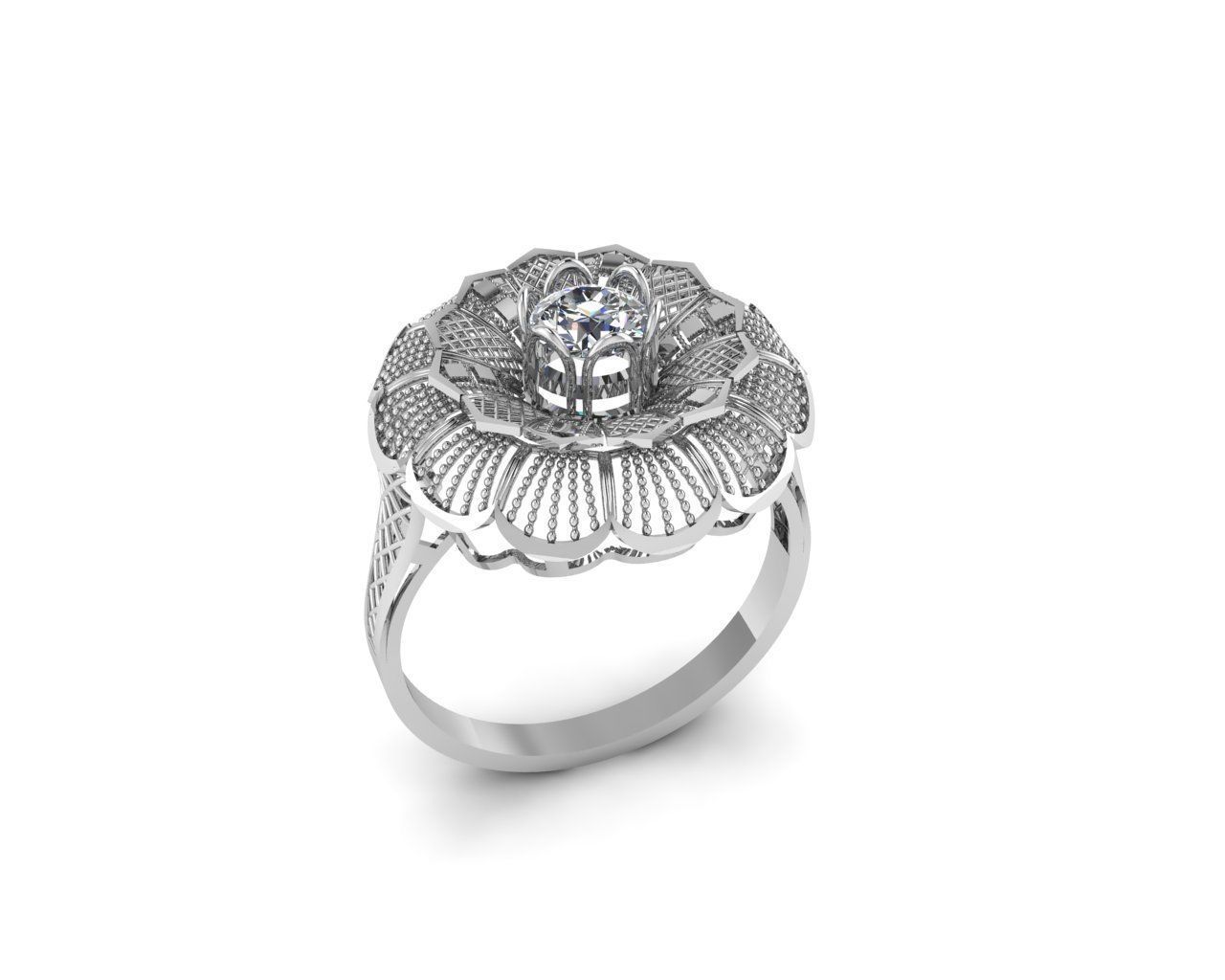 Rings 3D print model_1