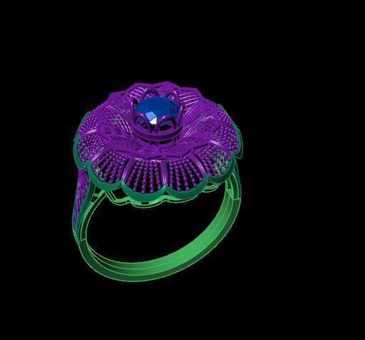 Rings 3D print model_2