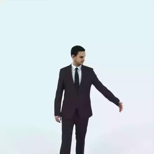 Jest 10D Couple walking Business Man