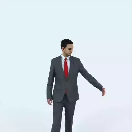 Jest 10A Couple walking Business Man