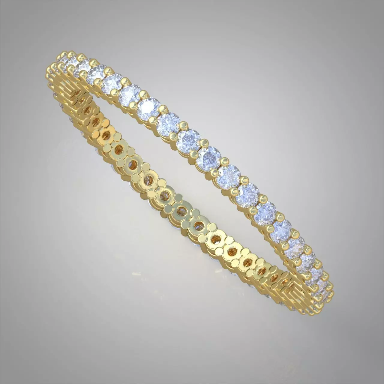 Diamond ring 0340 3D printable model Free 3D print model
