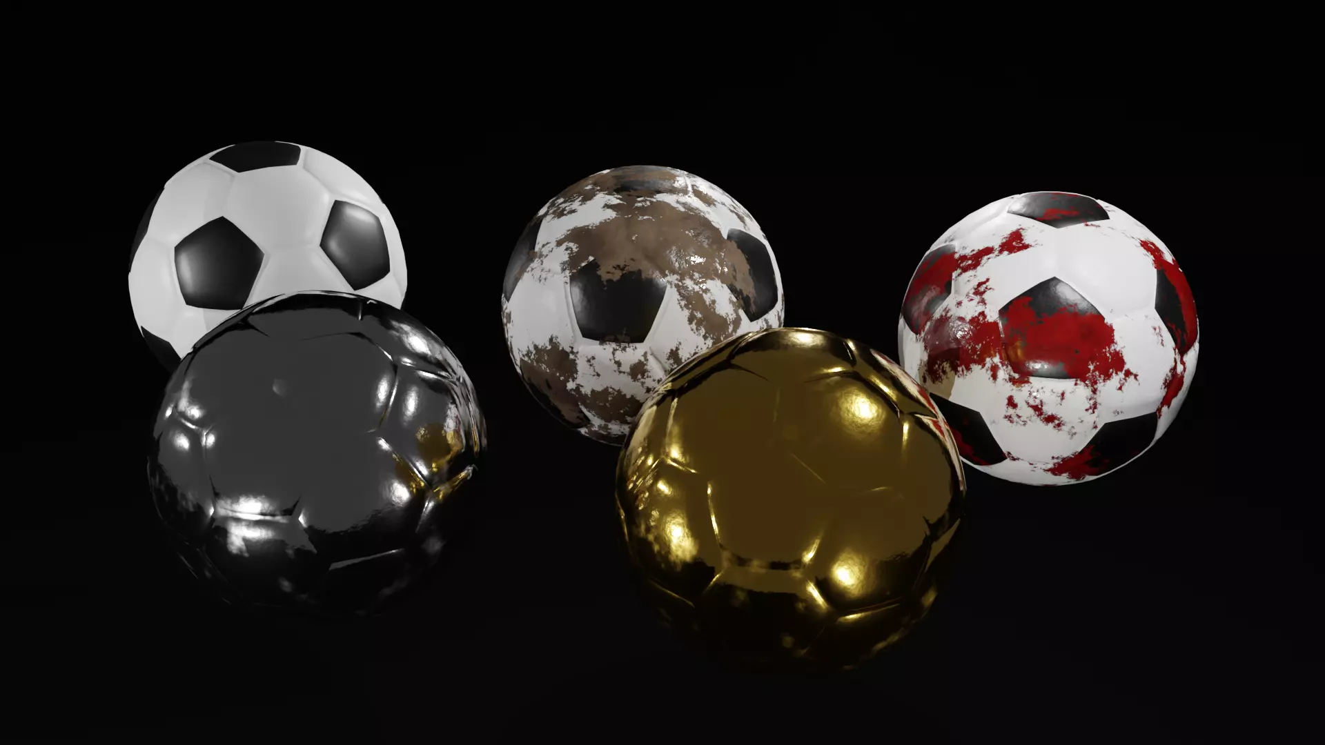 Soccer Balls 3D model_0
