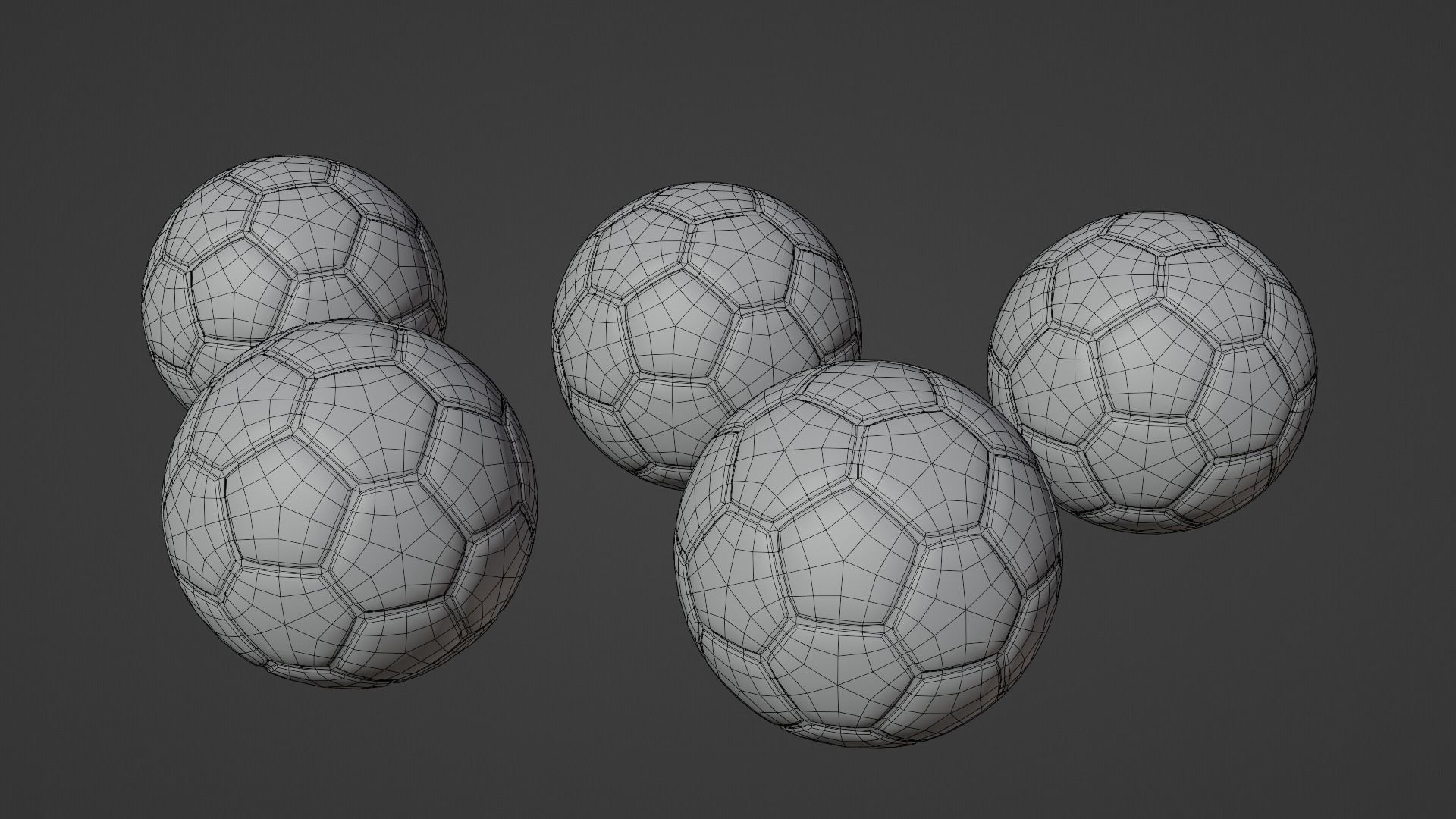 Soccer Balls 3D model_3
