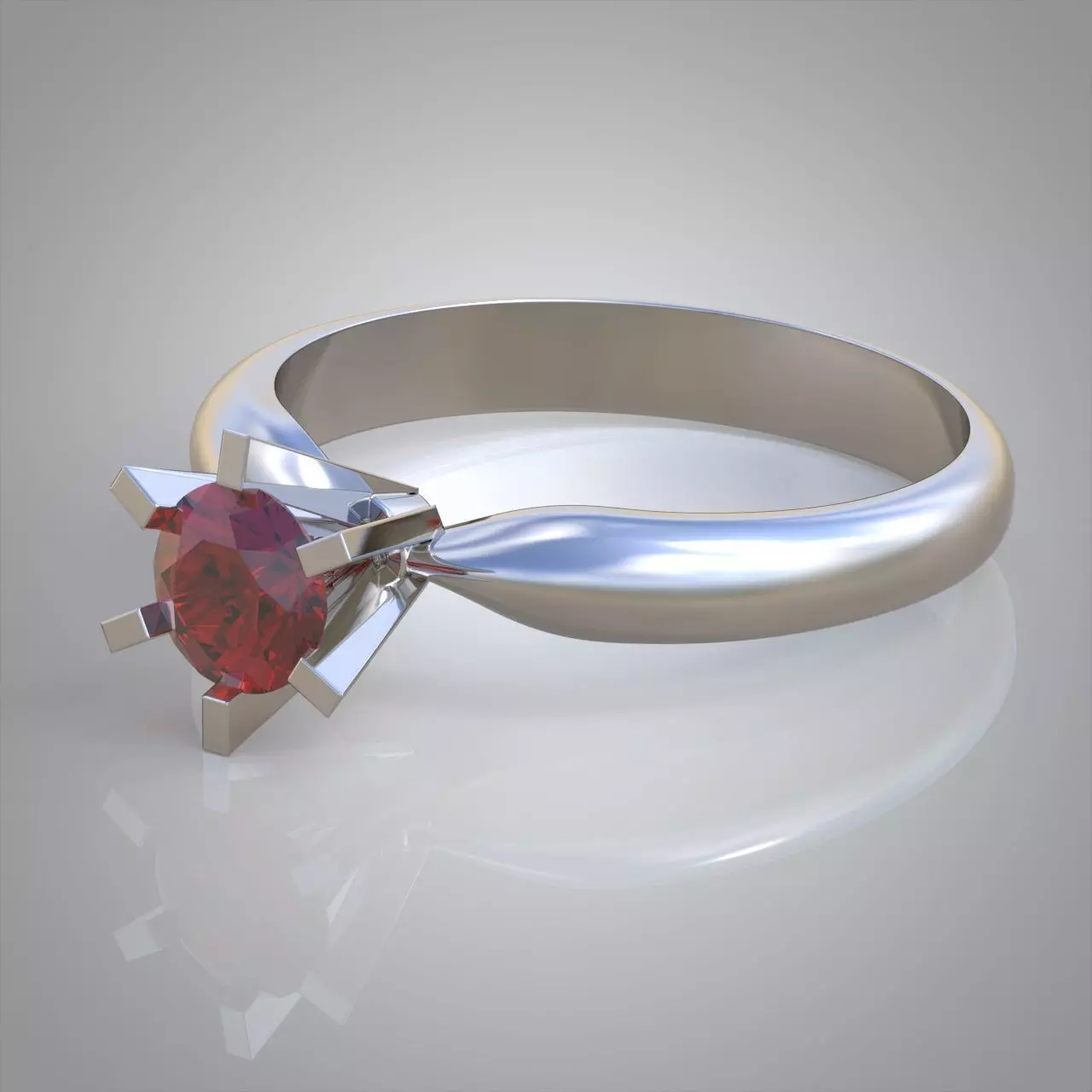 Diamond ring 0341 3D printable model 3D print model_0