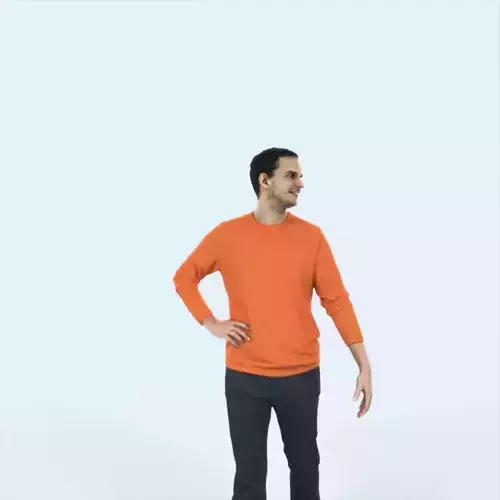 Jest 17J Listening walking Casual Man