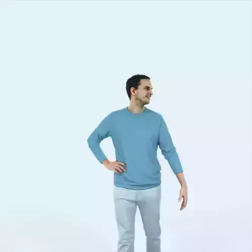 Jest 17E Listening walking Casual Man