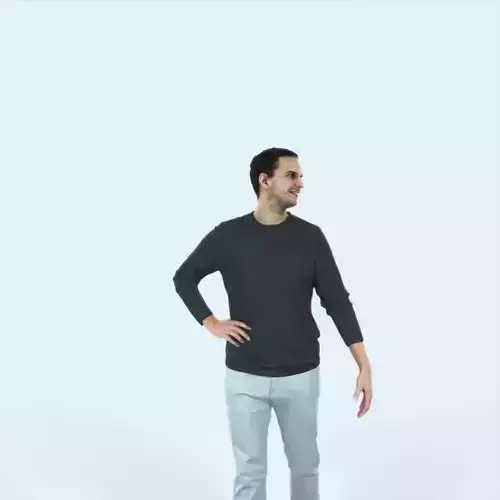 Jest 17D Listening walking Casual Man