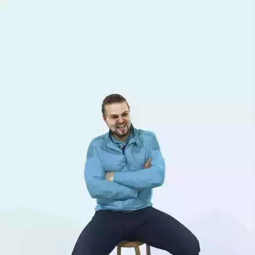 Keen 05G Listening Sitting Casual Man