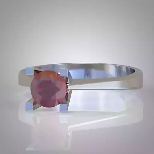 Diamond ring 0347 3D printable model Free 3D print model