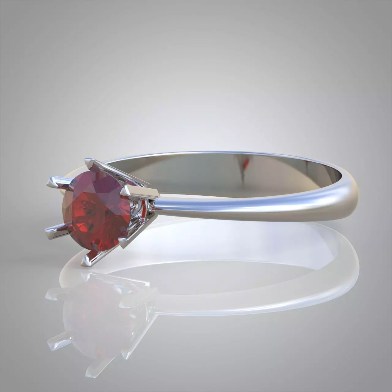 Diamond ring 0350 3D printable model Free 3D print model
