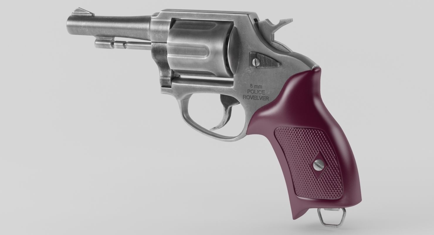 Revolver Police 8mm 3D model_18