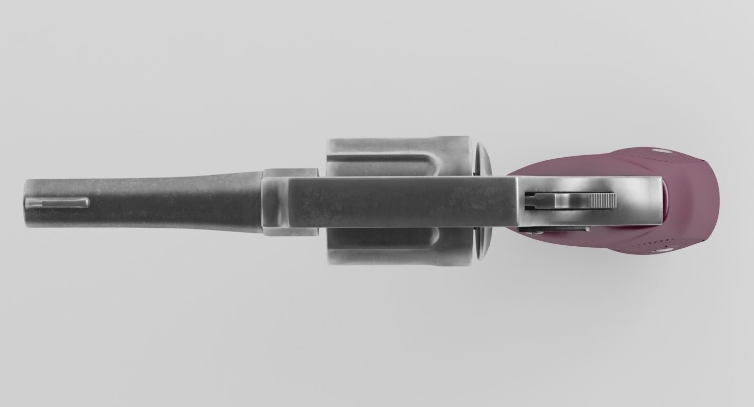Revolver Police 8mm 3D model_9