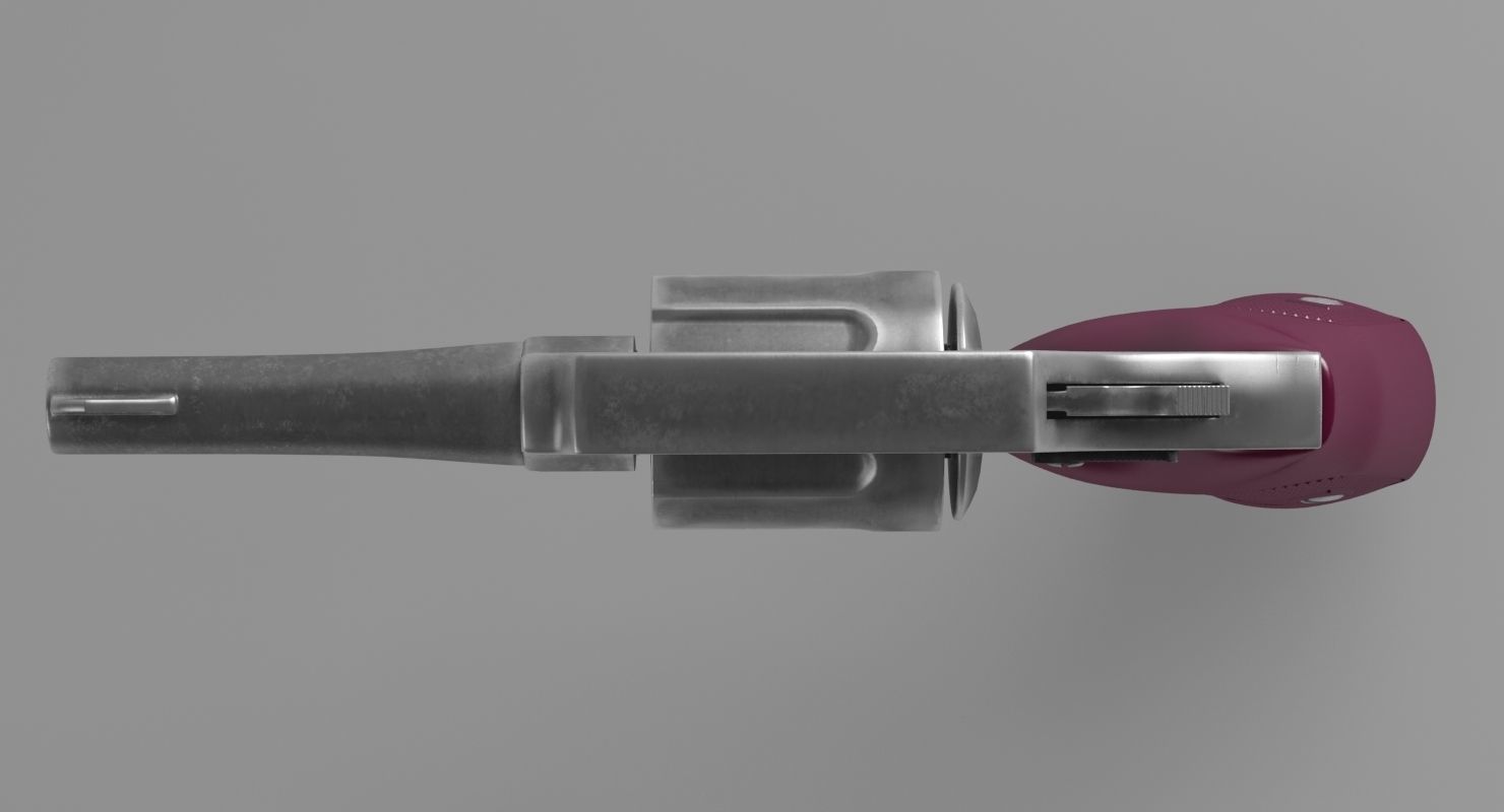 Revolver Police 8mm 3D model_8