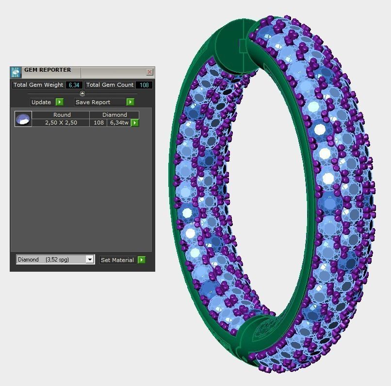 Earring model 0270 3D printable model15 3D print model_16